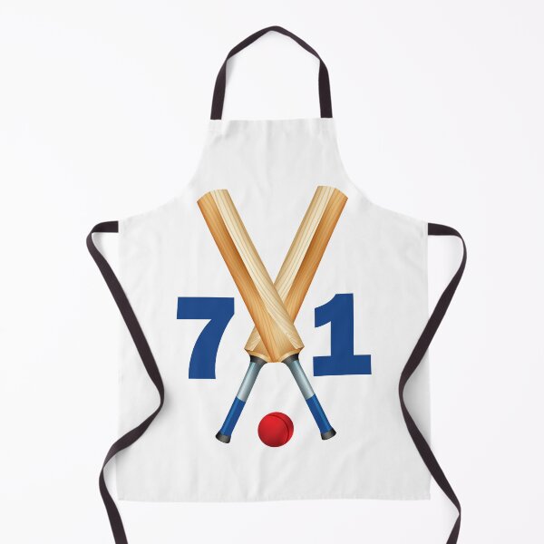 Item preview, Cricket number 71 - seventy one with bats and ball designed and sold by AllShirts21.