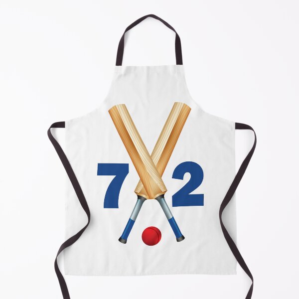 Item preview, Cricket number 72 - seventy two with bats and ball designed and sold by AllShirts21.