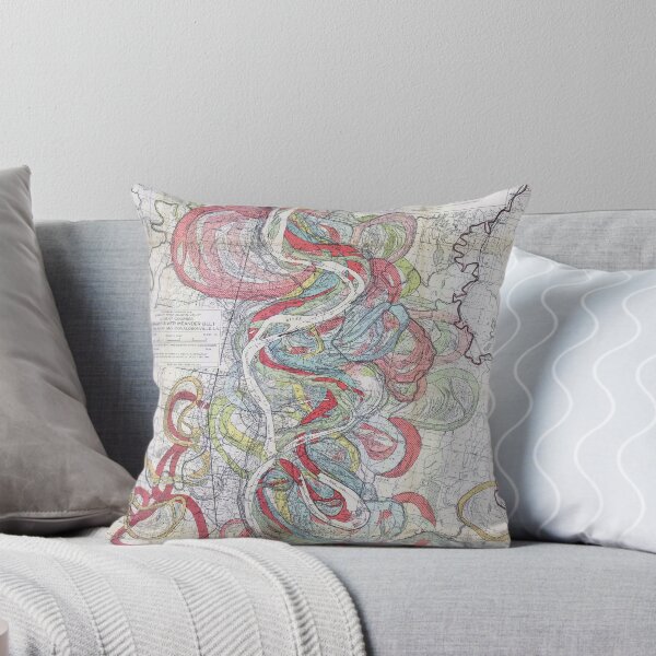 Item preview, Mississippi River Map designed and sold by redoARTstore.