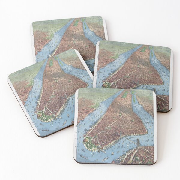 Item preview, New York Panorama Map designed and sold by redoARTstore.