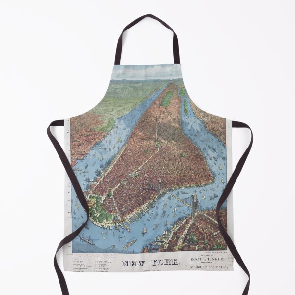 Item preview, New York Panorama Map designed and sold by redoARTstore.