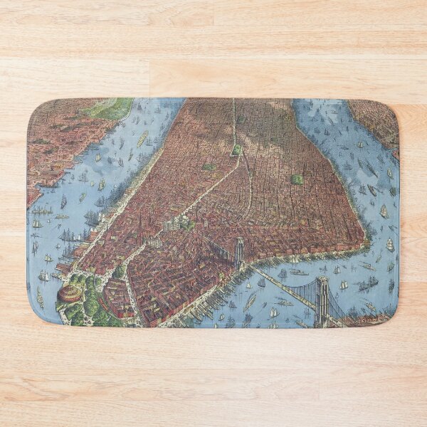 Item preview, New York Panorama Map designed and sold by redoARTstore.