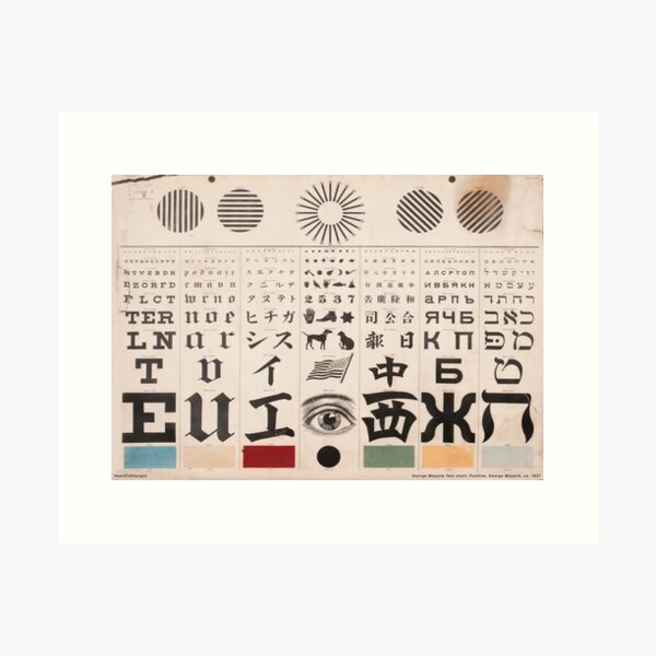 Snellen Eye Chart Print Lettering Typography Custom Eye Chart Baby  Announcement Sign Proposal Sign Black and White Eye Test Chart 