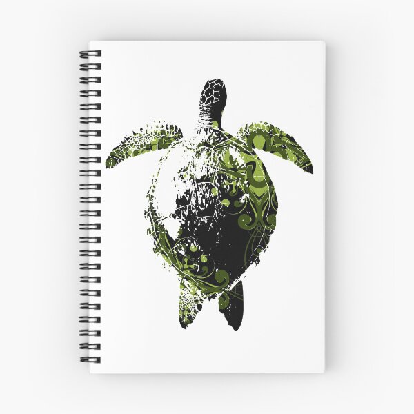Item preview, Turtle with a nature design designed and sold by P-aws.