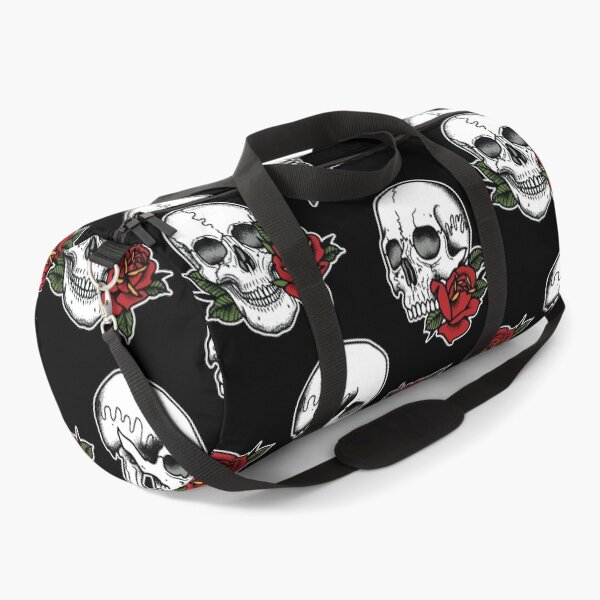 Item preview, Skulls and Roses Tattoo Pattern designed and sold by SevenRelics.