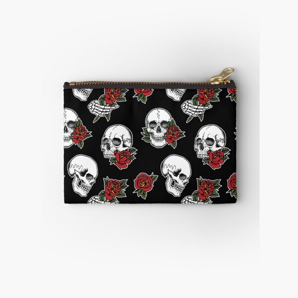 Item preview, Skulls and Roses Tattoo Pattern designed and sold by SevenRelics.