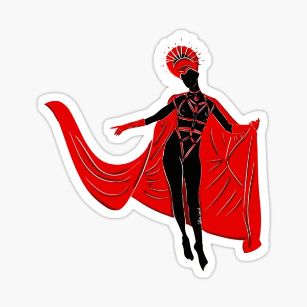 Priestess Goddess Woman Lingerie Line Art Sticker For Sale By Culturesensible Redbubble 