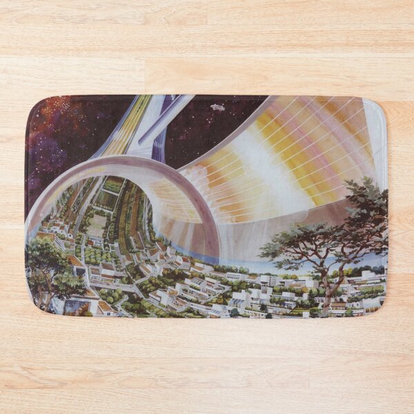Item preview, Space Colony Illustration designed and sold by redoARTstore.