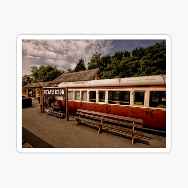 Staverton Train Station Sticker