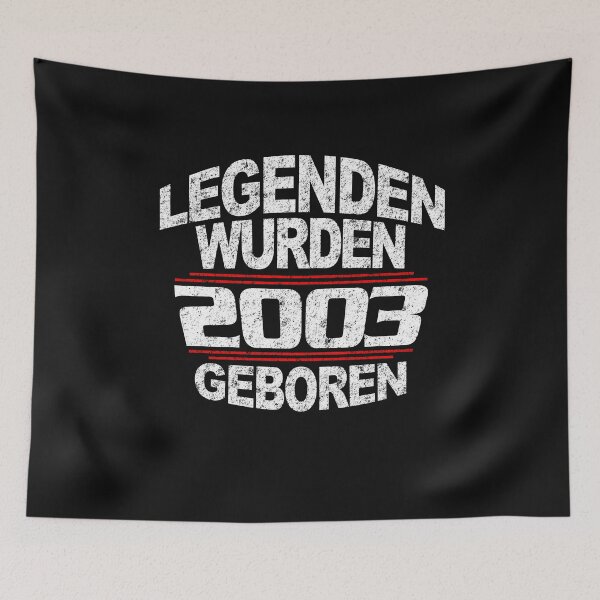 Artikelvorschau, Legenden wurden 2003 geboren entworfen und verkauft von xlshirt.