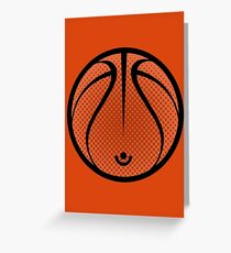Vector Basketball Greeting Card