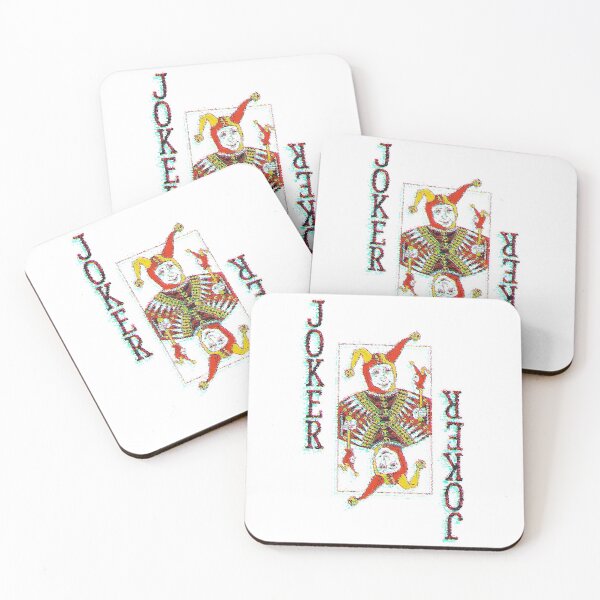 Item preview, TV Static Joker Playing Card designed and sold by Hanhancockk.