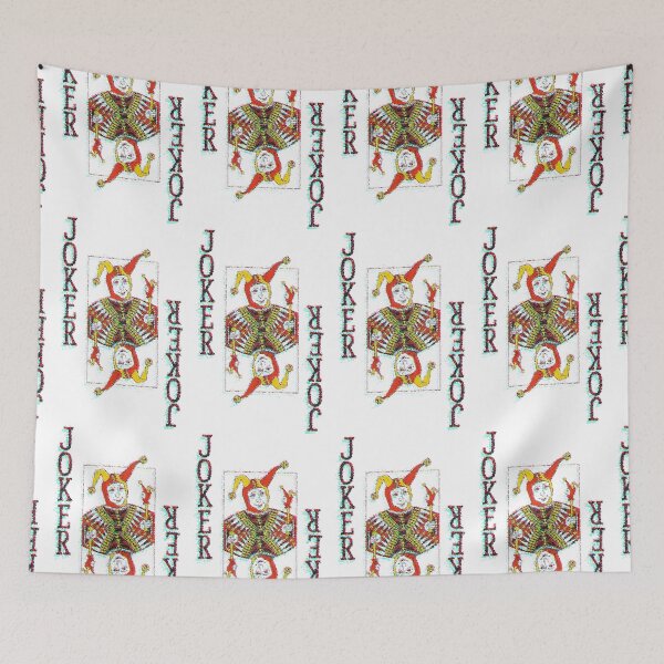 Item preview, TV Static Joker Playing Card designed and sold by Hanhancockk.