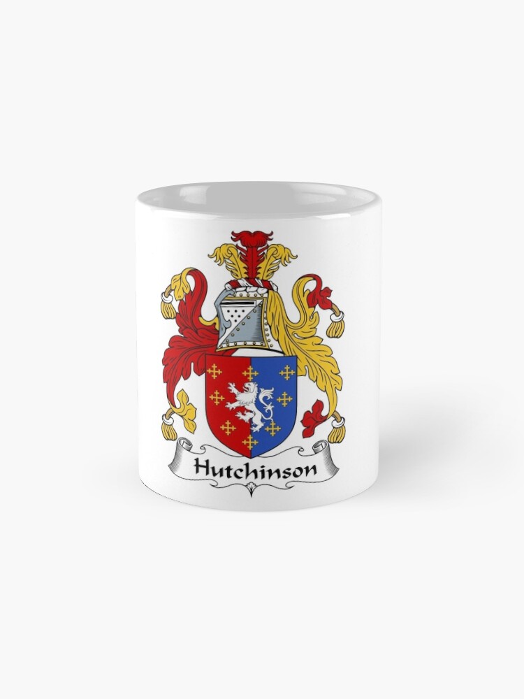 "Hutchinson Coat of Arms / Hutchinson Family Crest" Coffee Mug for Sale
