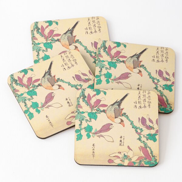 Item preview, Paddy Bird and Magnolia Flowers designed and sold by NicoNicoNEET.