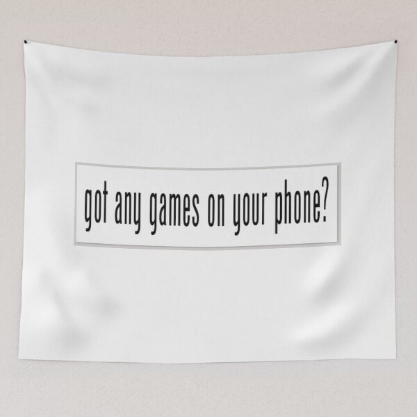 Item preview, got any games on your phone? designed and sold by oharachic.