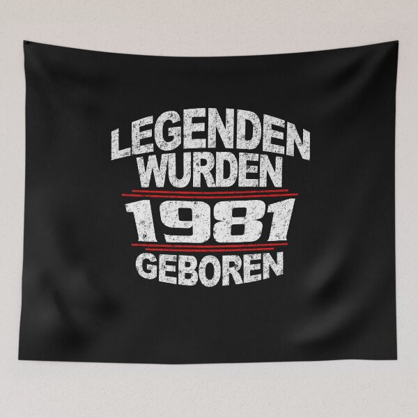 Artikelvorschau, Legenden wurden 1981 geboren entworfen und verkauft von xlshirt.