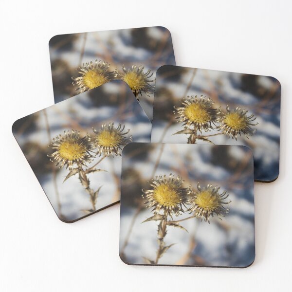 Item preview, Dried flowers of golden color in winter designed and sold by Mahirov Shop.