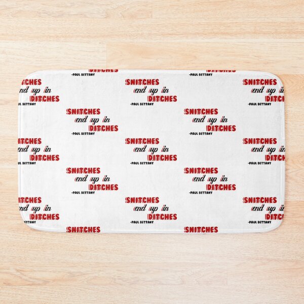 Item preview, Snitches end up in Ditches - Paul Bettany designed and sold by strawberri01.