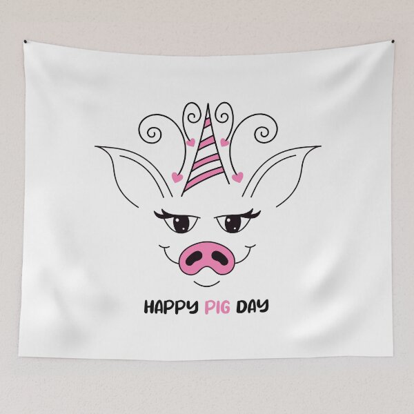 Item preview, Happy Pig Day designed and sold by NajoFashions.