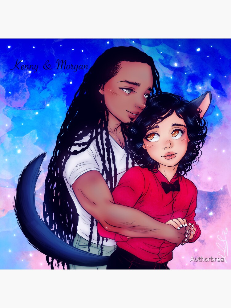 Chibis Morgan and Kenny (His Apprehensive Mate) by Authorbrea