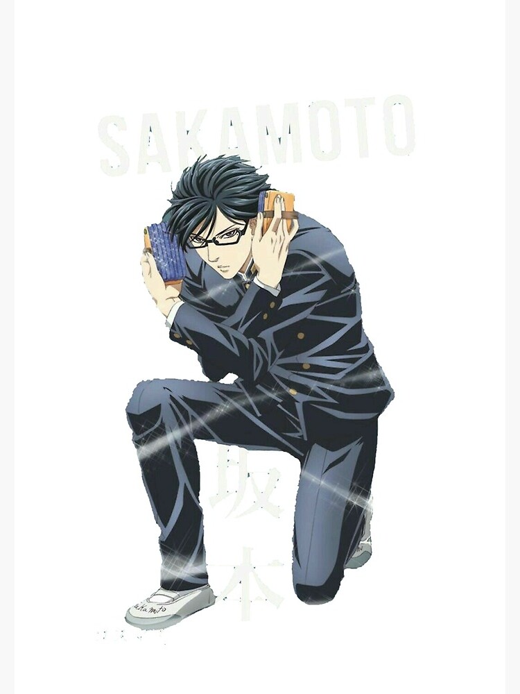 Sakamoto, Sakamoto desu ga. Sticker Poster for Sale by Welve36tea