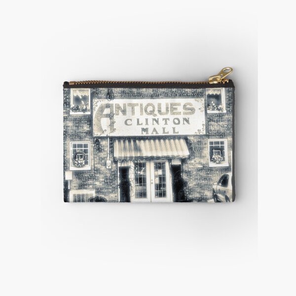 Item preview, "Antiques... Clinton Mall, #4"... prints and products designed and sold by Bob Hall©.