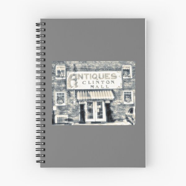 Item preview, "Antiques... Clinton Mall, #4"... prints and products designed and sold by Bob Hall©.