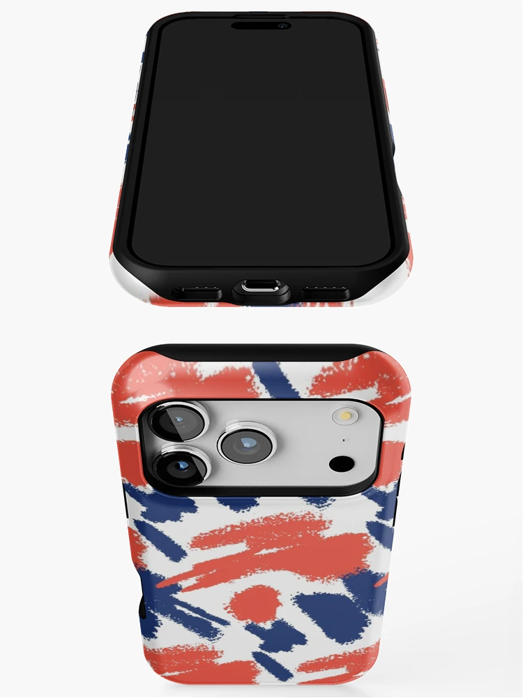 Thumbnail 3 of 4, iPhone Case, Abstract Brush Stroke Pattern designed and sold by Ristinga.