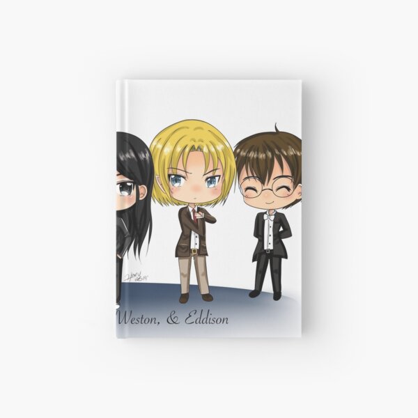 Chibis Karter, Braydon, Axel, Eddison, & Weston (More Than Blood) Hardcover Journal