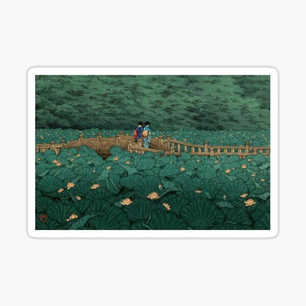Artikel-Vorschau von Shiba Benten ike - Hasui Kawase, designt und verkauft von Mr-Raindrop.
