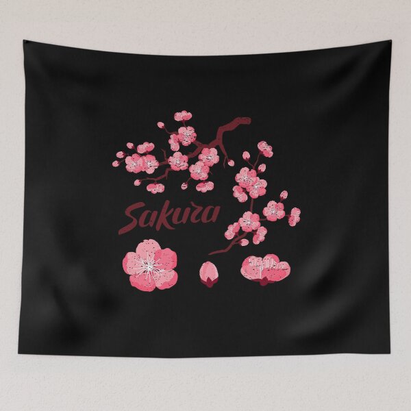 Item preview, Japanese Sakura Graphic Cherry Blossom Sakura Tree Design designed and sold by enjoytheshirt.