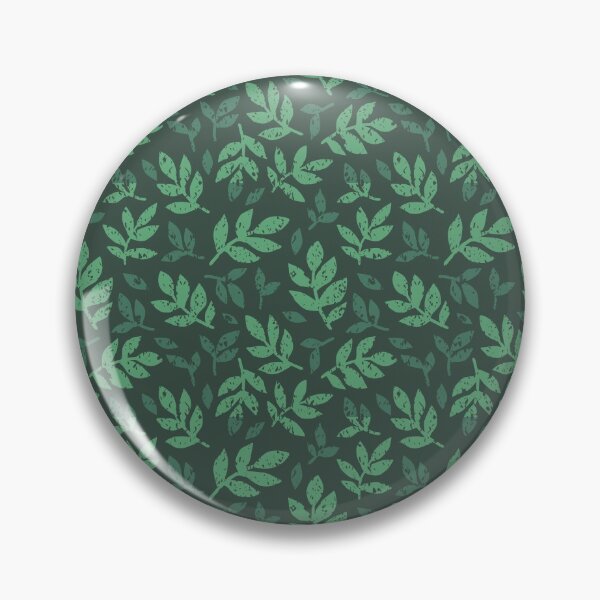 Item preview, Linocut vector green leaves on dark background. designed and sold by Kizuneko.