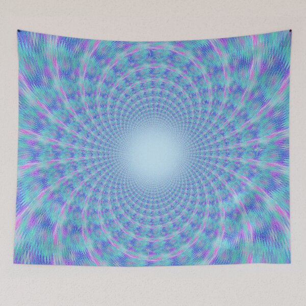Item preview, Blue and Purple Pastel Kaleidoscope Background designed and sold by sarughhh.