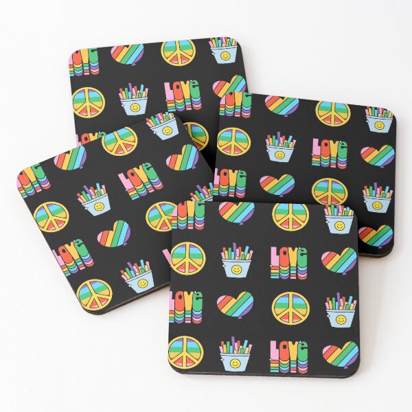 Item preview, Lgbtq Pack Stickers Queer Stickerpack Pride Love Rainbow Pride Set Colorful Pattern Stickerspack designed and sold by KLINESTORE.