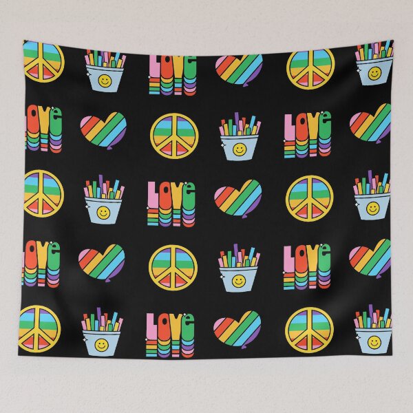 Item preview, Lgbtq Pack Stickers Queer Stickerpack Pride Love Rainbow Pride Set Colorful Pattern Stickerspack designed and sold by KLINESTORE.