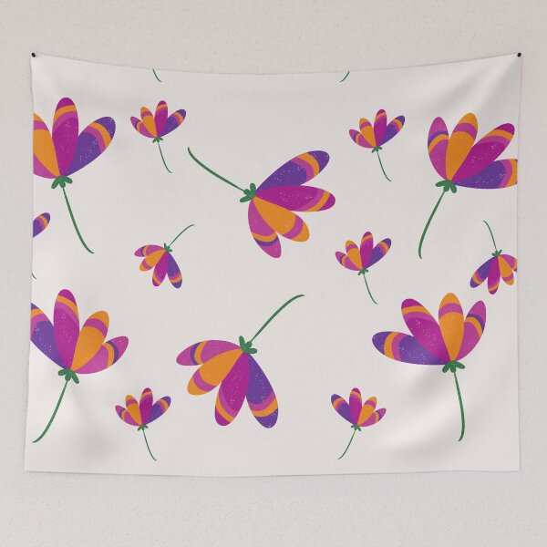Item preview, Floral pattern with pink designed and sold by Nesro34.