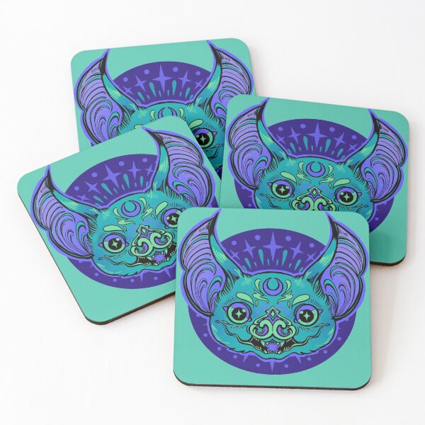 Item preview, Bat Trio - Teal  designed and sold by Peregrine  Jazmin.