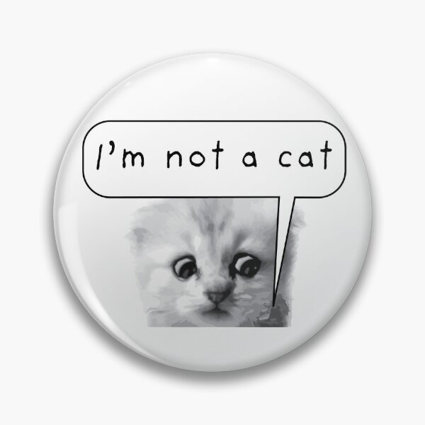 Item preview, 'I'm not a cat' - funny lawyer Zoom call cat filter fail designed and sold by crispy-prints.