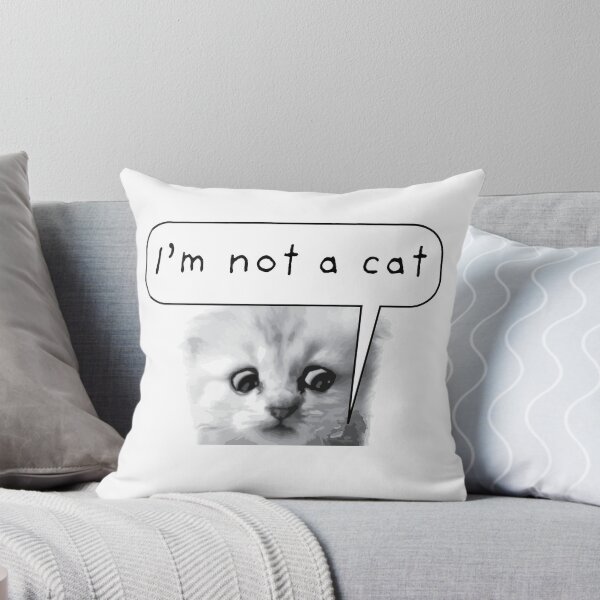 Item preview, 'I'm not a cat' - funny lawyer Zoom call cat filter fail designed and sold by crispy-prints.