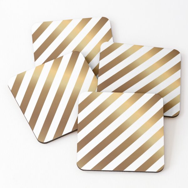 Item preview, Gold Striped Pattern designed and sold by BitsndPieces.