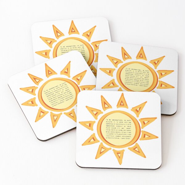 Item preview, To Be Incarnational in Youth Ministry Sunshine Quote  designed and sold by GrellenDraws.