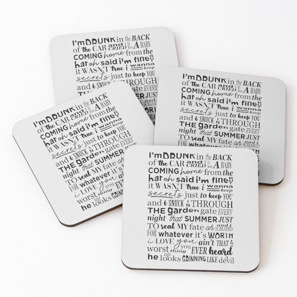 Item preview, Cruel Summer Lyrics designed and sold by taylorstycoon.
