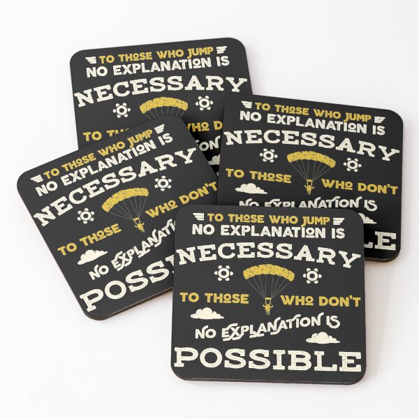 Item preview, To those who jump, no explanation is necessary designed and sold by wingstar.