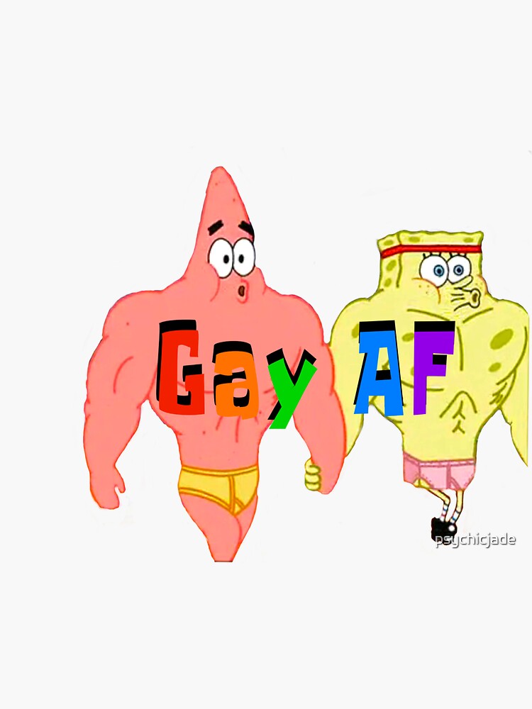 spongebob and patrick gay meme