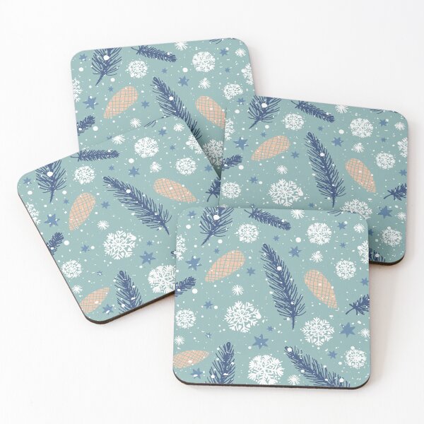 Item preview, Christmas vector seamless pattern with snowflakes. designed and sold by Kizuneko.