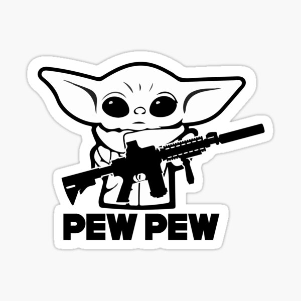 The Pew Pew Way Sticker