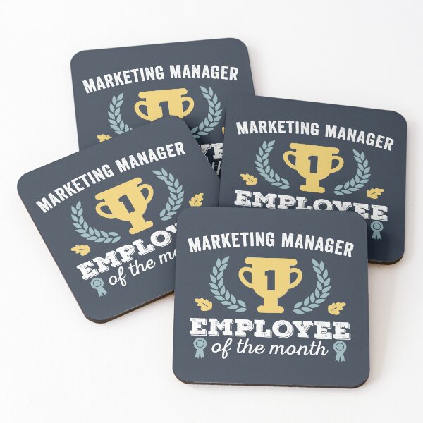 Item preview, Marketing Manager Employee of the Month designed and sold by wingstar.