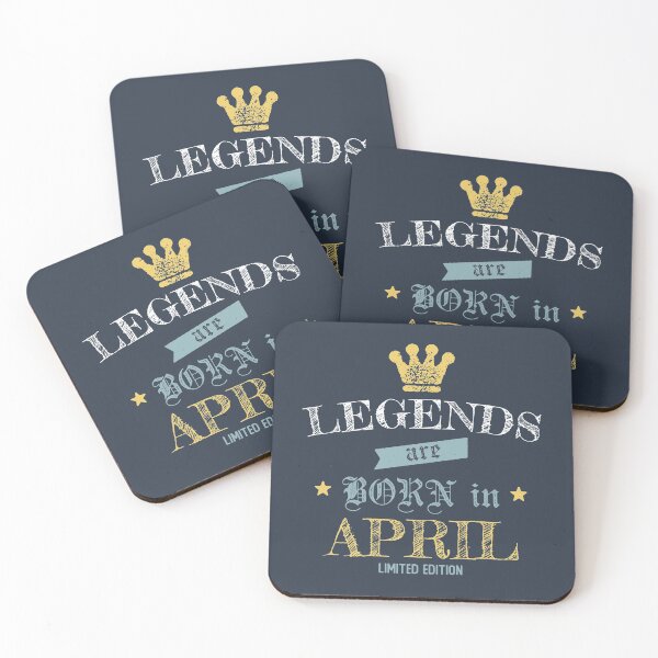 Item preview, Legends are Born in April designed and sold by wingstar.