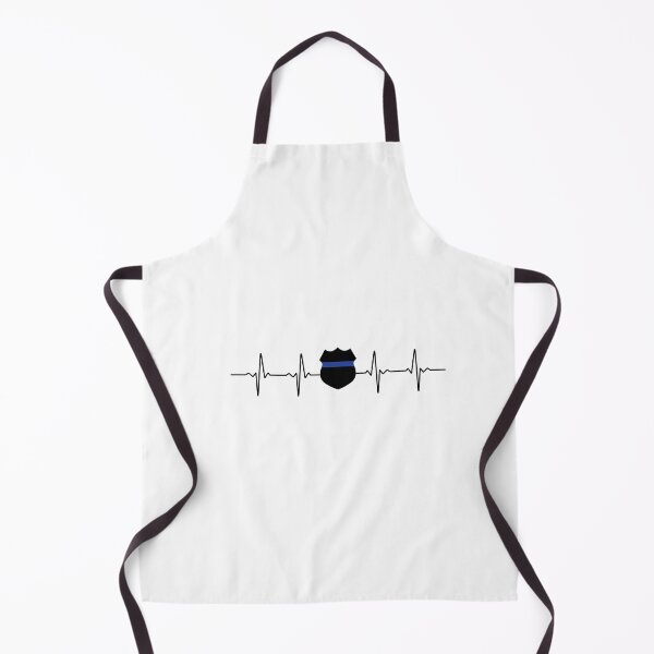 Item preview, Police Badge Heartbeat designed and sold by AnglesClub.
